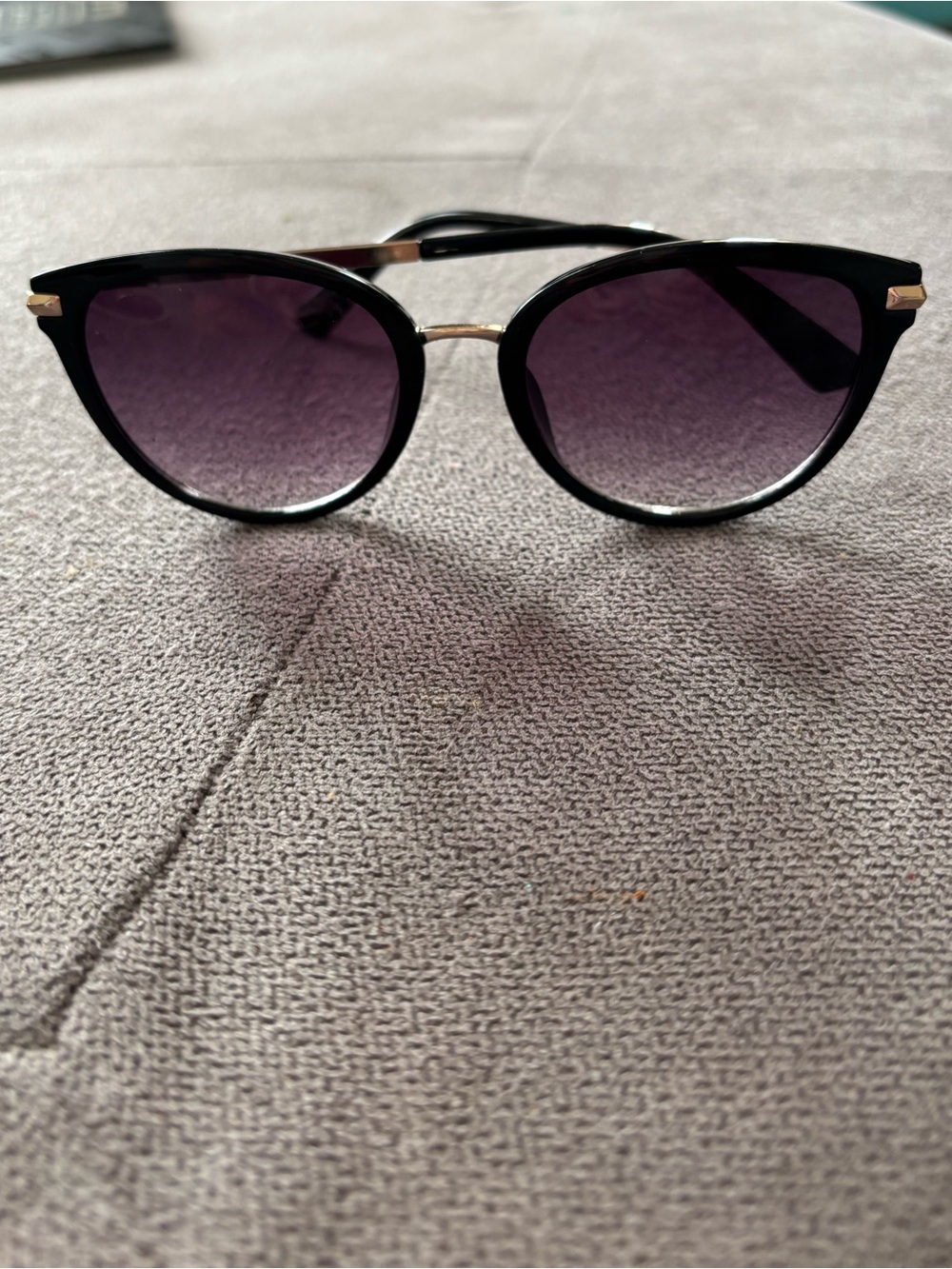 Jones New York Gold and Black Sunglasses